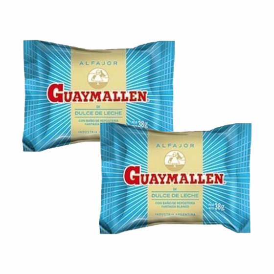 Alfajor Simple Guaymallen blanco 38 gr