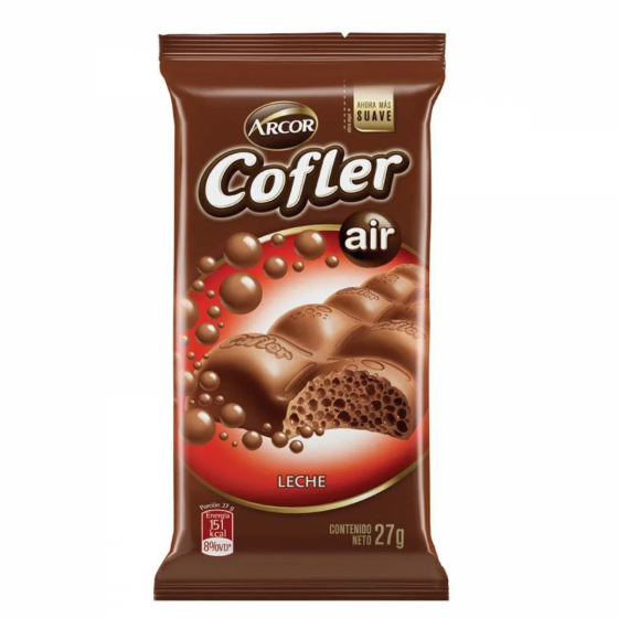 Chocolate Cofler Air Leche  27 gr