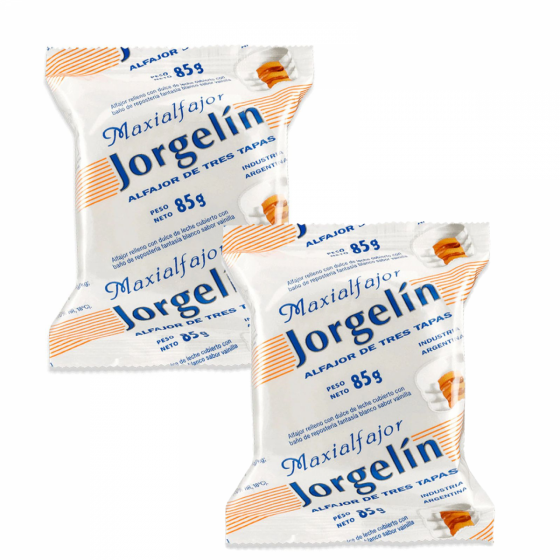 Alfajor Triple Jorgelin Blanco 85 gr