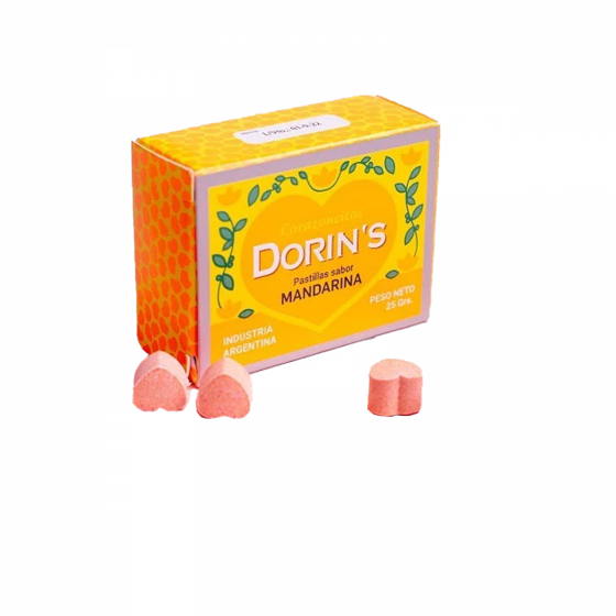 Pastillas Dorins Mandarina 25 gr