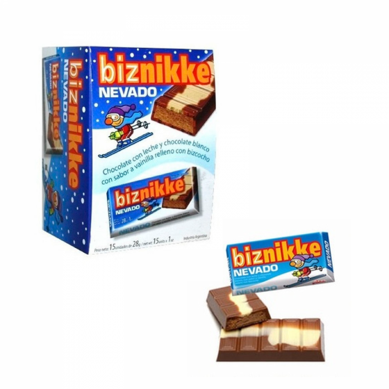 Chocolate Biznikke Nevado 28 gr