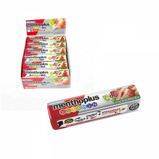 Pastillas Menthoplus Vit Frutilla 29,4 gr