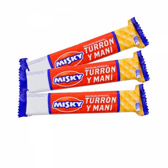 Turrón de mani Misky 25 gr