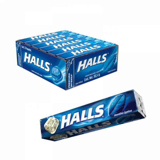 Pastilla halls Menta Lyptus 28 gr