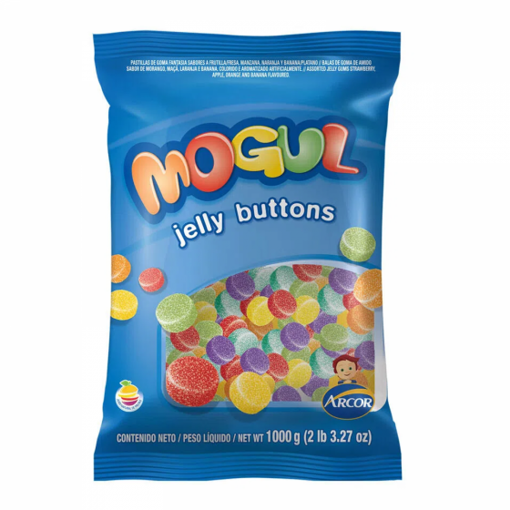 Gomitas Mogul Jelly Buttons 1000 gr