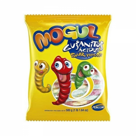 Gomitas Mogul Gusanitos Acidos 500 gr