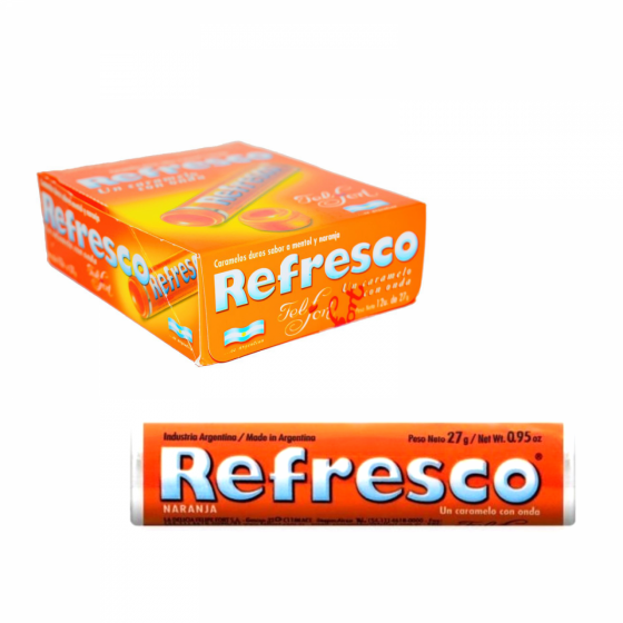 Pastilla Refresco Naranja  27 gr