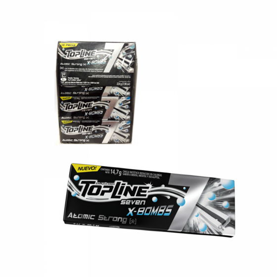 Chicles Topline 7 Atomic Strong 14 gr