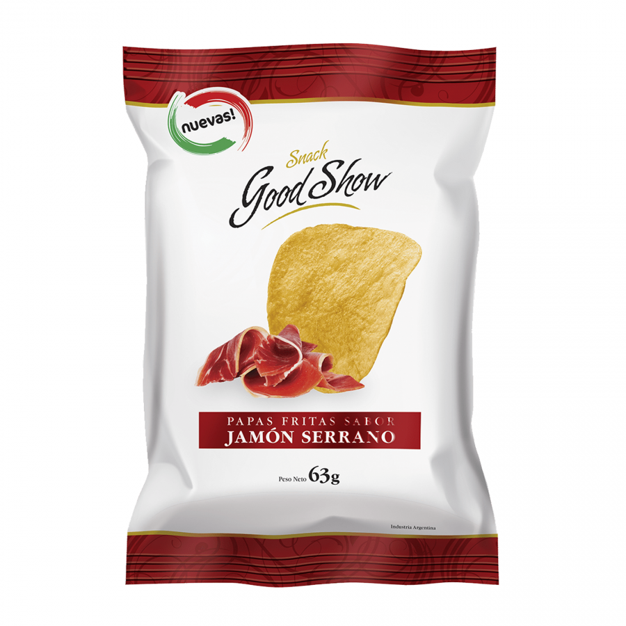 Papas Fritas Good Show Jamon Serrano 63 gr