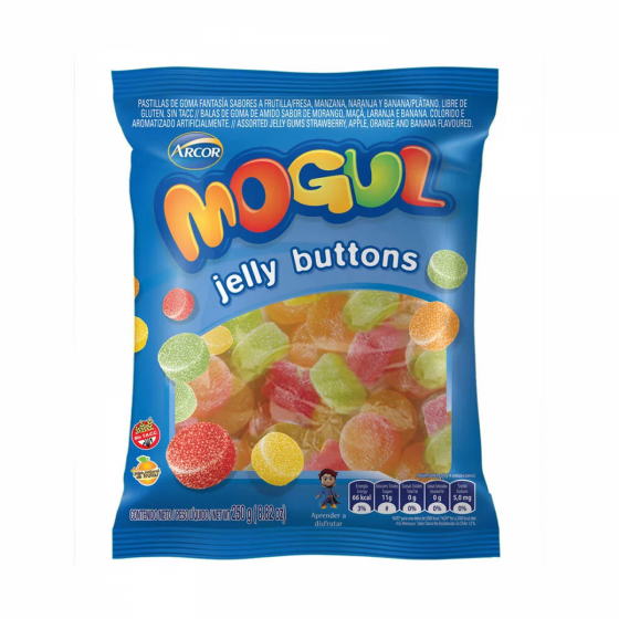 Gomitas Mogul Jelly Buttons 220 gr