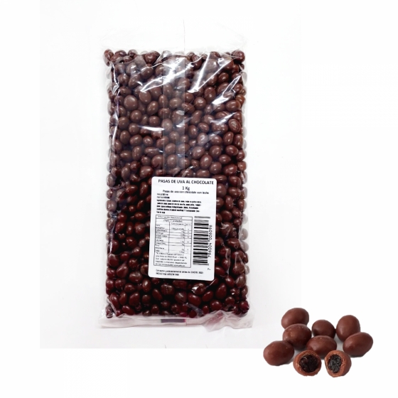 Pasas de Uva al Chocolate Guadalest 1000 gr