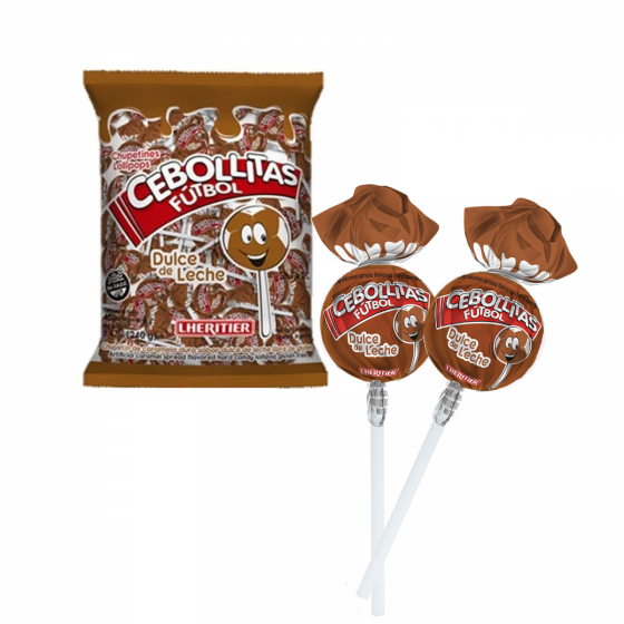 Chupetín Cebollitas Dulce de Leche