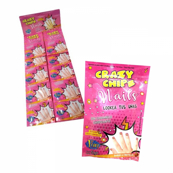 Crazy Chips Frutilla 5 gr