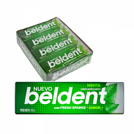 Chicle Beldent Menta 10 gr