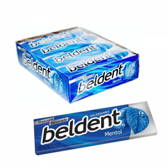 Chicle Beldent Mentol 10 gr