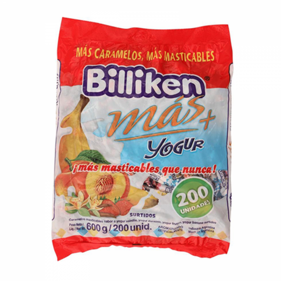 Caramelos Mas+ Yogur Billiken 600 gr