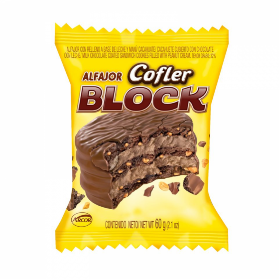 Alfajor Cofler Block 60 gr
