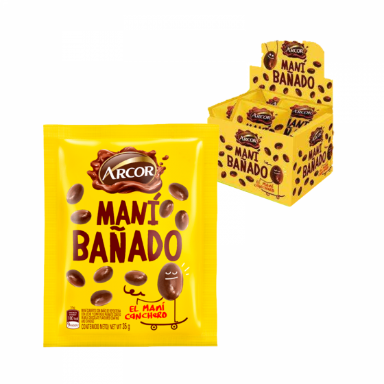 Mani Bañado Chocolate Arcor 35 gr