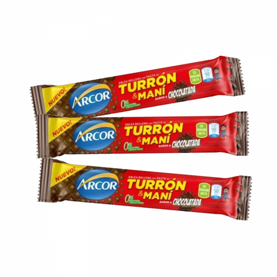 Turrón de Mani Chocolatada 25 gr