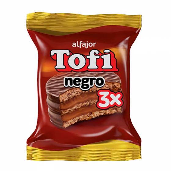 Alfajor Tofi Triple Negro 73 gr