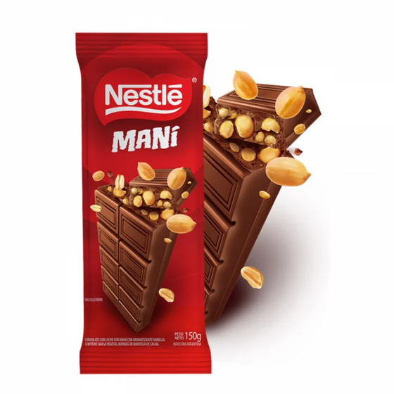 Tableta Chocolate Maní Nestle 150 gr