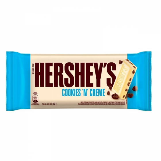 Chocolate Hershey´s Cookies Creme 87 gr