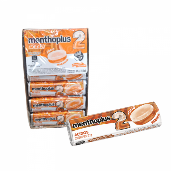 Menthoplus 2 Acidos frio naranja