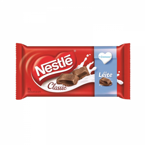 Tableta Chocolate c/leche Nestle 90 gr