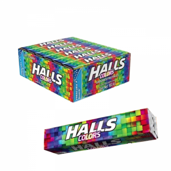 Pastillas Halls Colors 25 gr