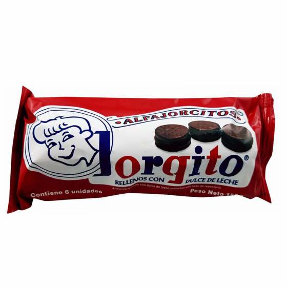 Alfajor Agrup. Jorgito Negro 155 gr
