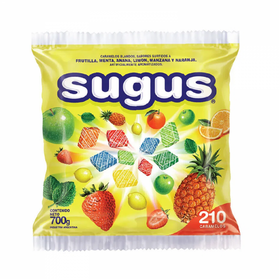 Caramelos Blandos Sugus  700 gr