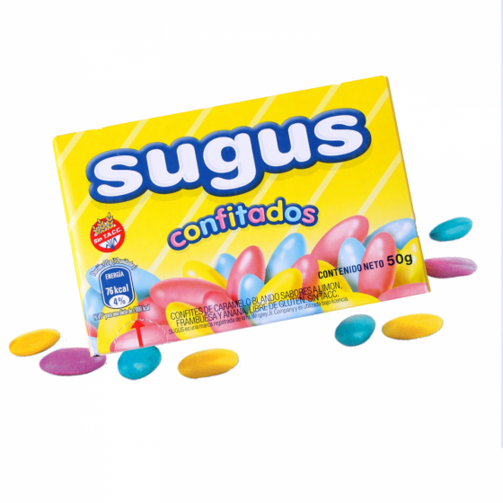 Caramelo Sugus Confitados 50 gr