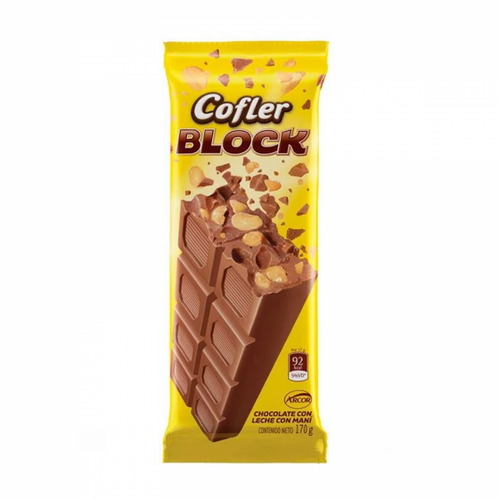 Chocolate c/mani cofler Block   170 gr