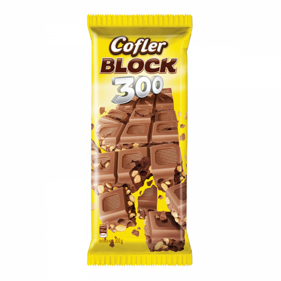 Chocolate c/mani cofler Block  300 gr