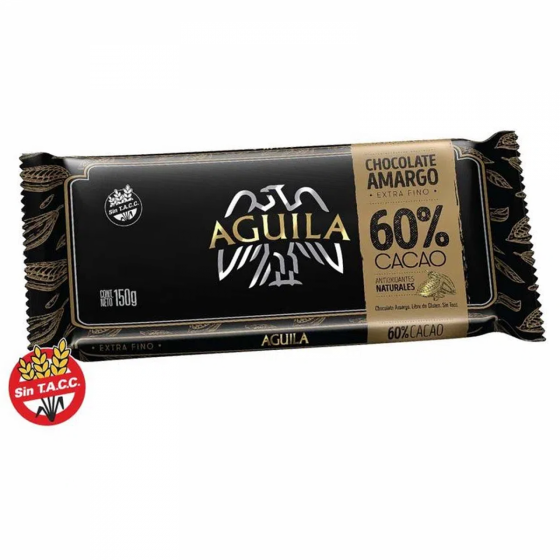 Chocolate Aguila Amargo 60% Cacao 150 gr