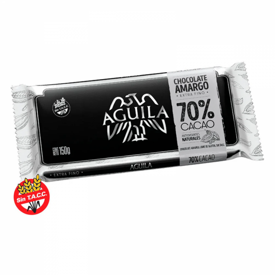 Chocolate Aguila Amargo 70% Cacao 150 gr