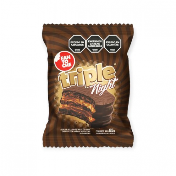Alfajor Fantoche Triple Night 85 gr