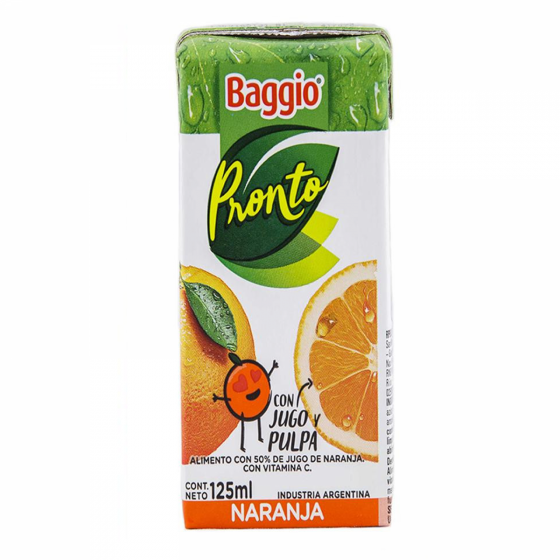 Jugo Baggio Naranja 200ml