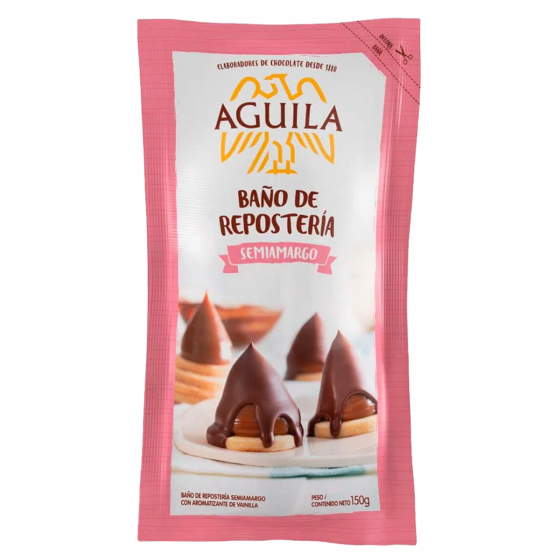 Baño repostero Aguila Semiamargo 150 gr