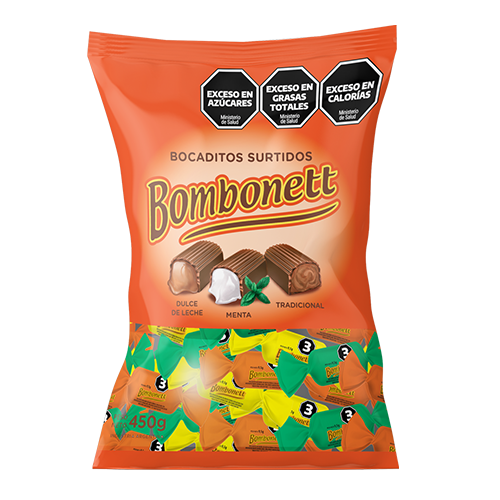 Bombones Bombonett 450 gr (50u)