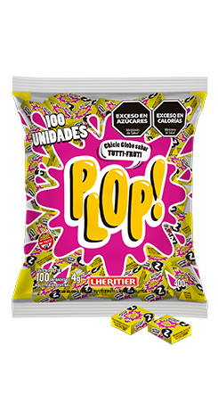 Chicle Plop Tutti Frutti 400 gr