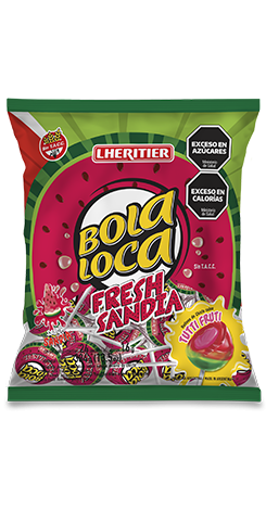 Chupetin Bola Loca Fresh Sandia 16 gr