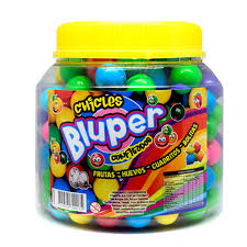 Frasco Chicle Bolon Bluper 1000 gr