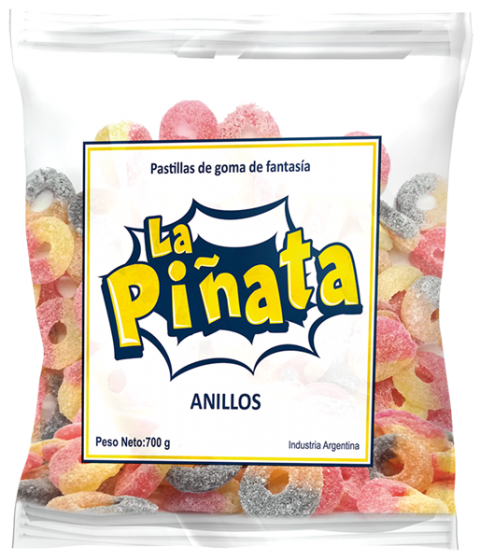 Gomitas La Piñata Anillos 700 gr