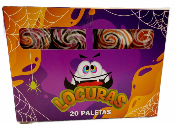 Paletas Locuras Halloween (20u)