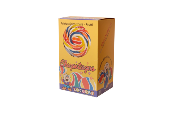 Paletas Locuras Multicolor Mediana (10u)