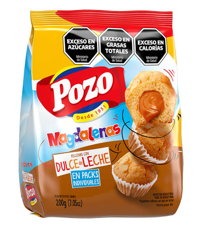 Magdalenas Pozo Rell Dce de Leche 200 gr