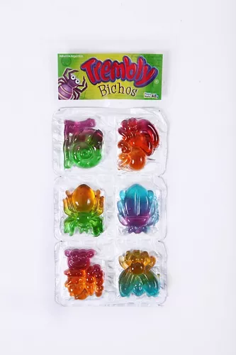 Tira Gelatina Trembly Bichos 8 gr (6u)