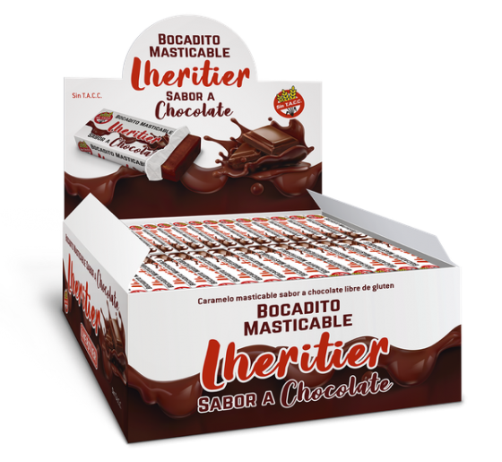 Bocadito Masticable sabor Chocolate Lheritier 12 gr