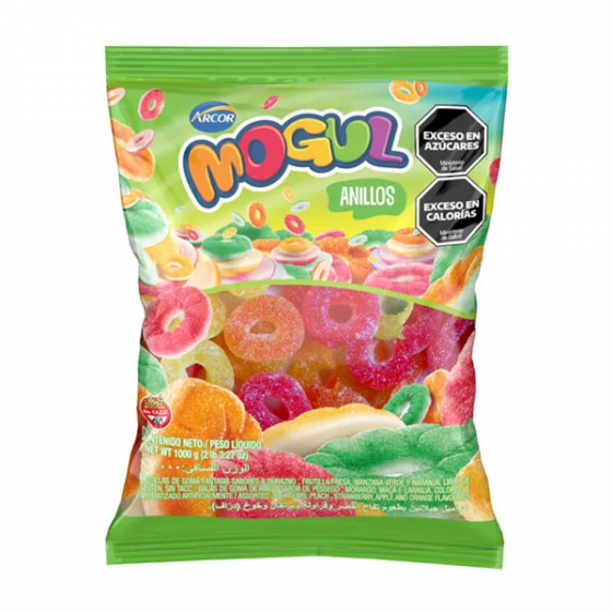 Gomitas Mogul Anillos 1000 gr